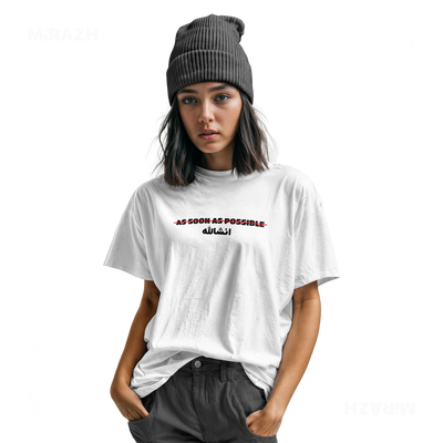 AsSoonAsInshallah Youth T Shirt 04 White