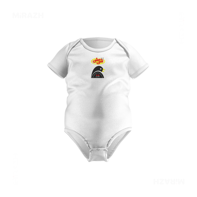 AshiMashiPofakNamaki Baby Onesies 01 White