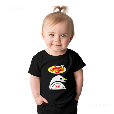 AshiMashiPofakNamaki Baby T Shirt 02 Black