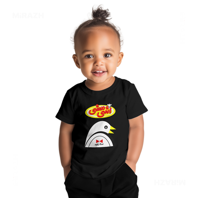 AshiMashiPofakNamaki Baby T Shirt 04 Black