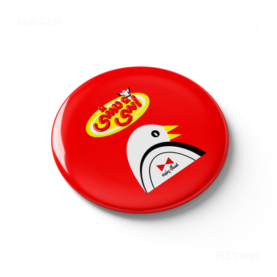 AshiMashiPofakNamaki Button Magnet 03 Round