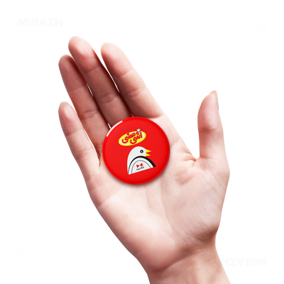 AshiMashiPofakNamaki Button Magnet 04 Round