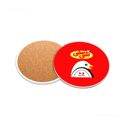 AshiMashiPofakNamaki Ceramic Coaster 05 Round