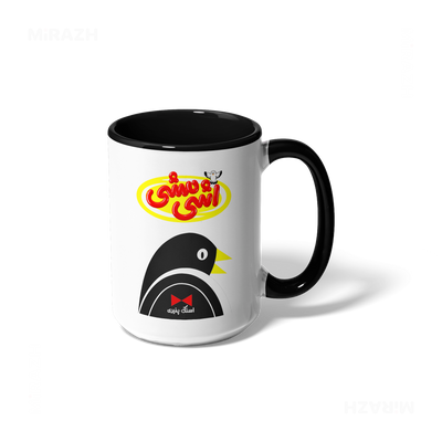 AshiMashiPofakNamaki Ceramic Mug 01 White Black