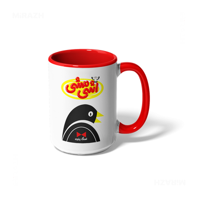 AshiMashiPofakNamaki Ceramic Mug 01 White Red