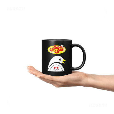 AshiMashiPofakNamaki Ceramic Mug 04 Black