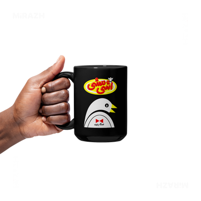 AshiMashiPofakNamaki Ceramic Mug 05 Black