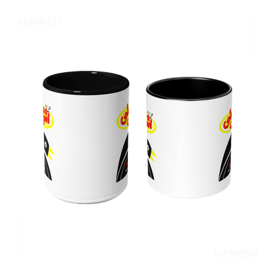 AshiMashiPofakNamaki Ceramic Mug 09 White Black