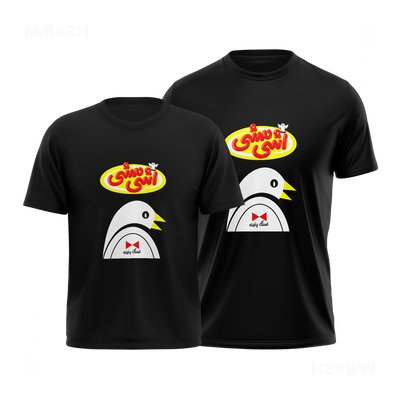 AshiMashiPofakNamaki Couple T Shirt 01 Black