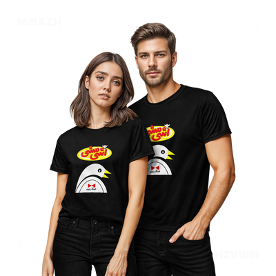 AshiMashiPofakNamaki Couple T Shirt 02 Black
