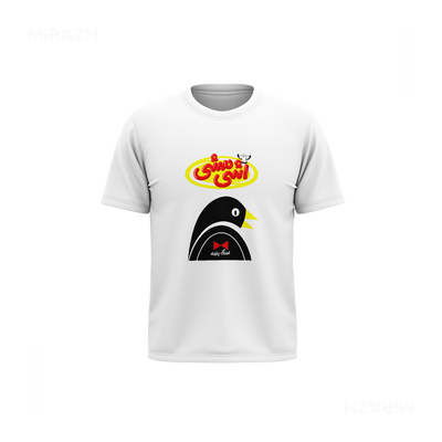 AshiMashiPofakNamaki Couple T Shirt 03 White