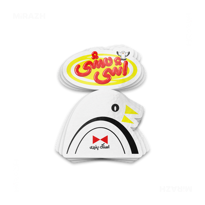 AshiMashiPofakNamaki Die Cut Outdoor Sticker 01 White