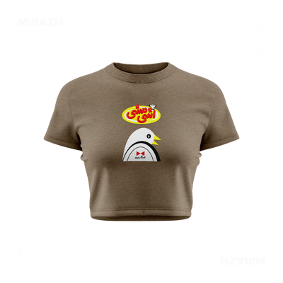AshiMashiPofakNamaki Fitted Crop Top 01 Heather Olive