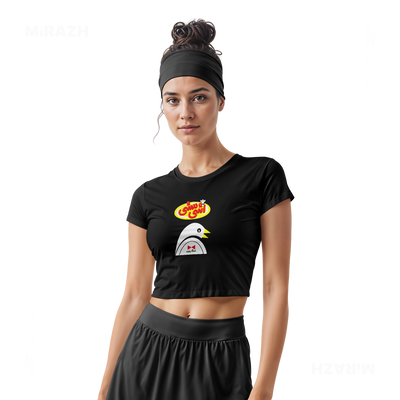 AshiMashiPofakNamaki Fitted Crop Top 02 Black