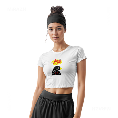 AshiMashiPofakNamaki Fitted Crop Top 02 White