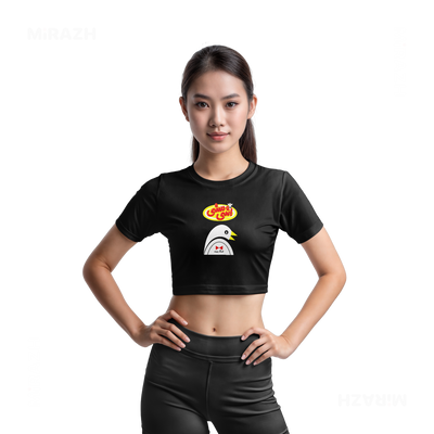 AshiMashiPofakNamaki Fitted Crop Top 03 Black