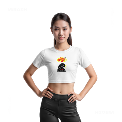 AshiMashiPofakNamaki Fitted Crop Top 03 White
