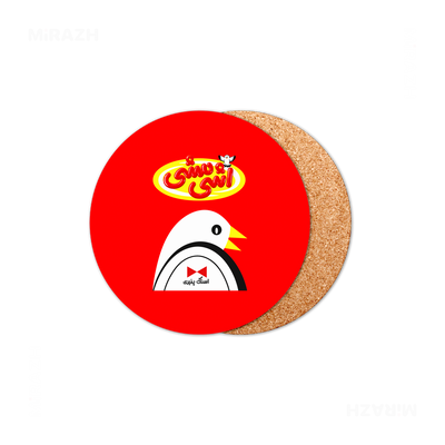 AshiMashiPofakNamaki High Gloss Coaster 01 Round