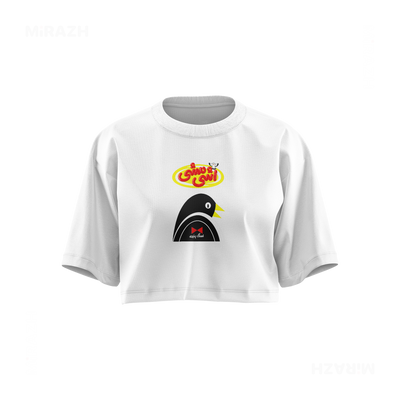 AshiMashiPofakNamaki Over Sized Crop Top 01 White
