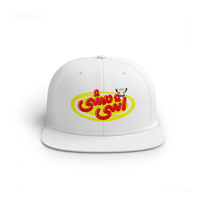 AshiMashiPofakNamaki Snapback Caps 01 White DTF