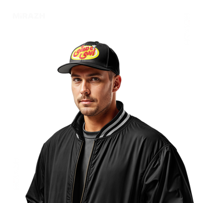 AshiMashiPofakNamaki Snapback Caps 02 Black DTF