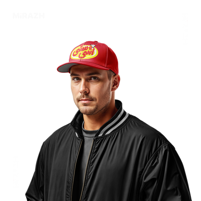 AshiMashiPofakNamaki Snapback Caps 02 Red DTF