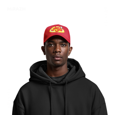 AshiMashiPofakNamaki Snapback Caps 06 Red DTF