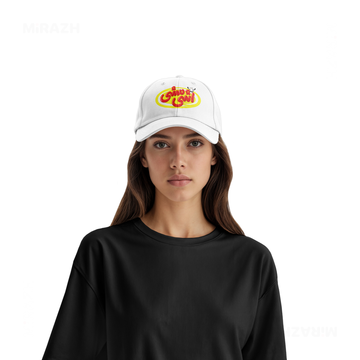 AshiMashiPofakNamaki Snapback Caps 07 White DTF
