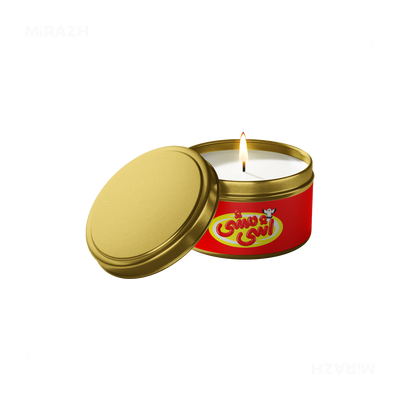 AshiMashiPofakNamaki Tin Candle 01 Gold