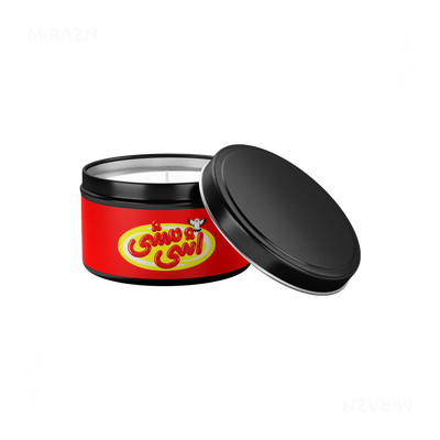 AshiMashiPofakNamaki Tin Candle 03 Black