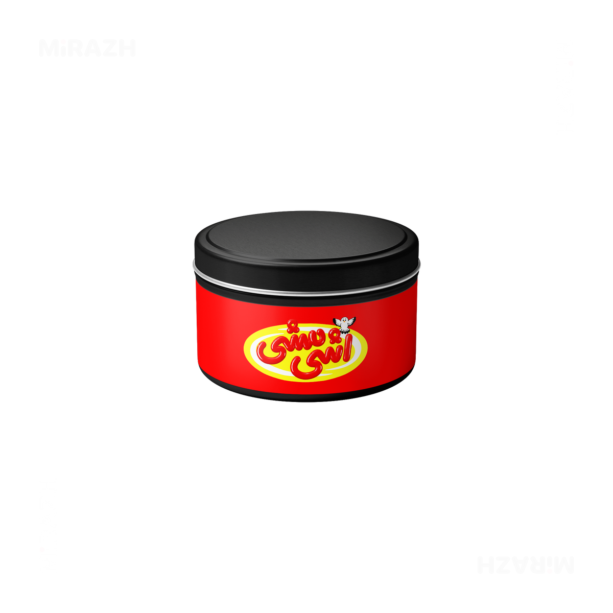 AshiMashiPofakNamaki Tin Candle 04 Black