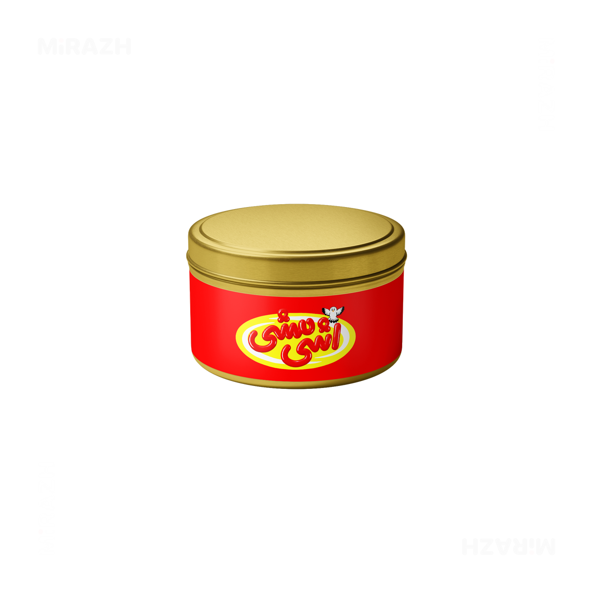 AshiMashiPofakNamaki Tin Candle 04 Gold