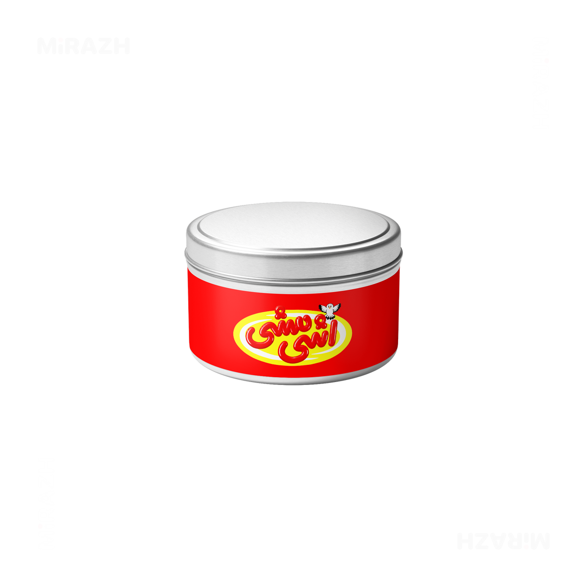 AshiMashiPofakNamaki Tin Candle 04 Silver
