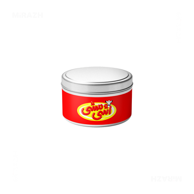 AshiMashiPofakNamaki Tin Candle 04 Silver