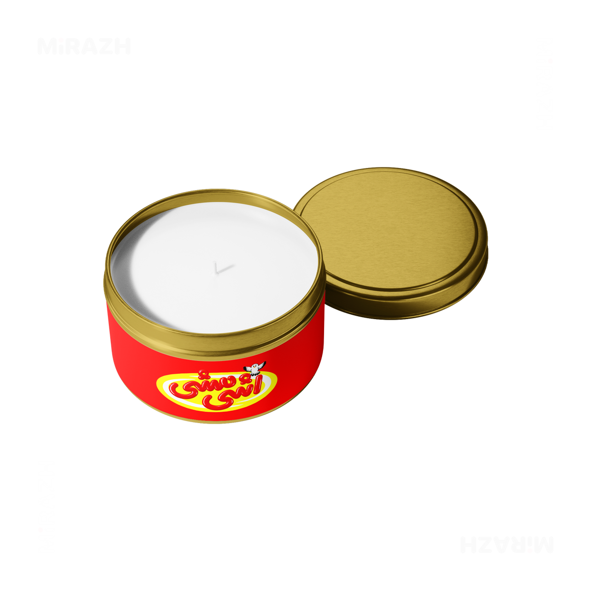 AshiMashiPofakNamaki Tin Candle 05 Gold
