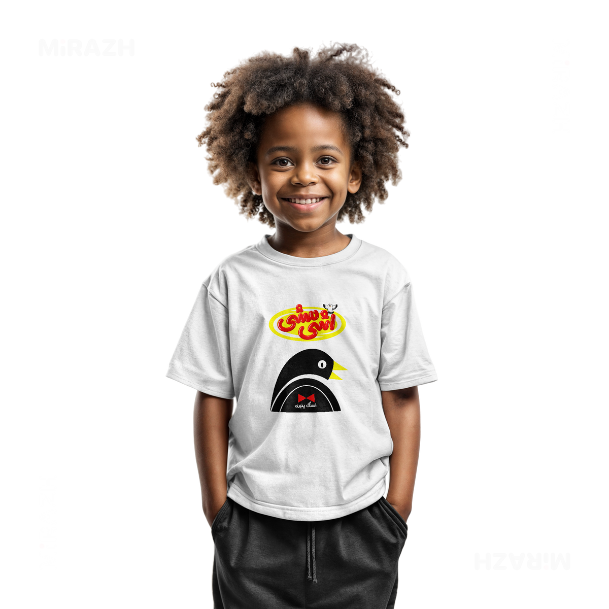 AshiMashiPofakNamaki Toddler T Shirt 05 White