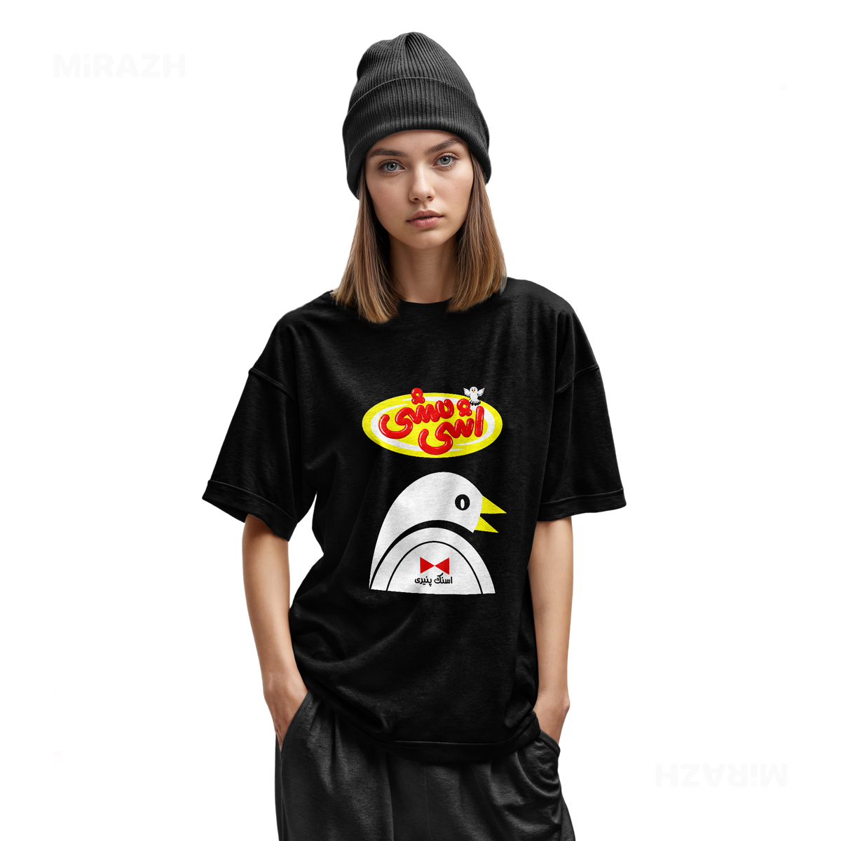 AshiMashiPofakNamaki Youth T Shirt 02 Black