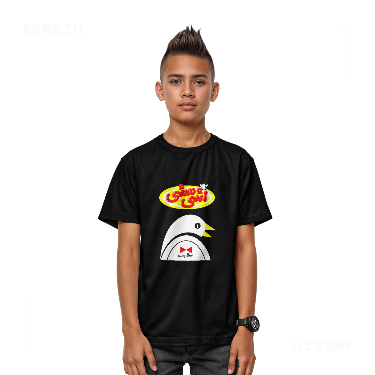 AshiMashiPofakNamaki Youth T Shirt 03 Black