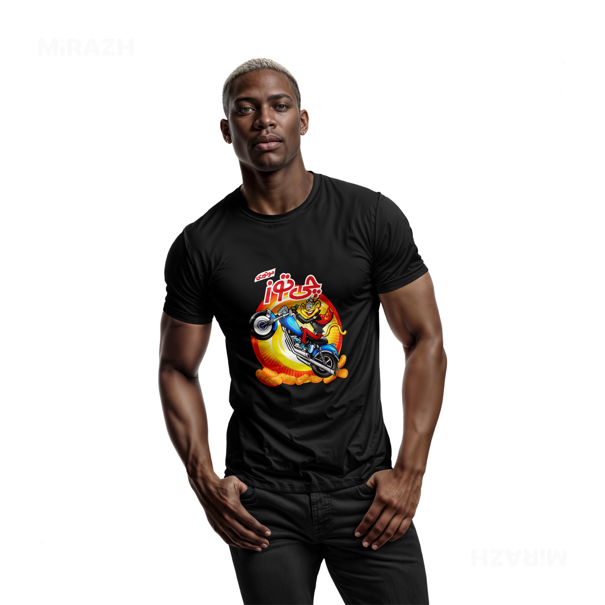 CheetozMotori Adult T Shirt 02 Black