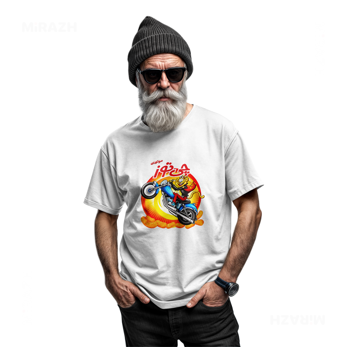 CheetozMotori Adult T Shirt 06 White