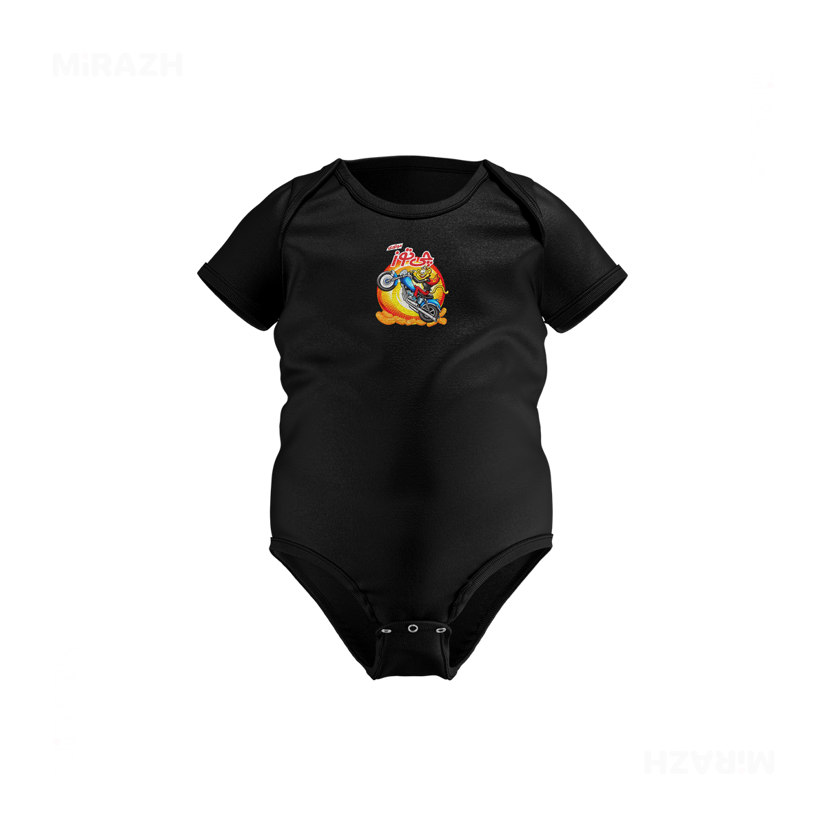 CheetozMotori Baby Onesies 01 Black