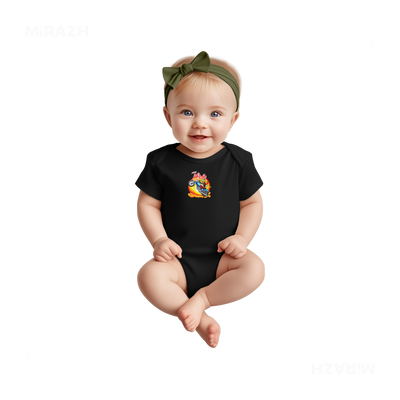 CheetozMotori Baby Onesies 02 Black