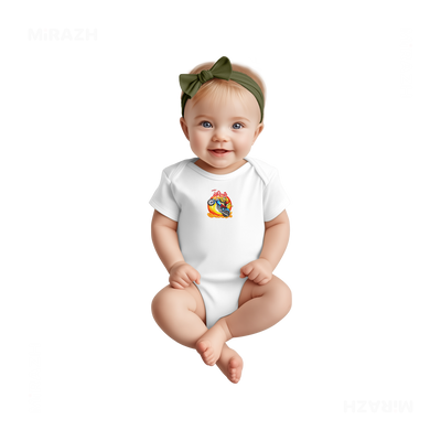 CheetozMotori Baby Onesies 02 White