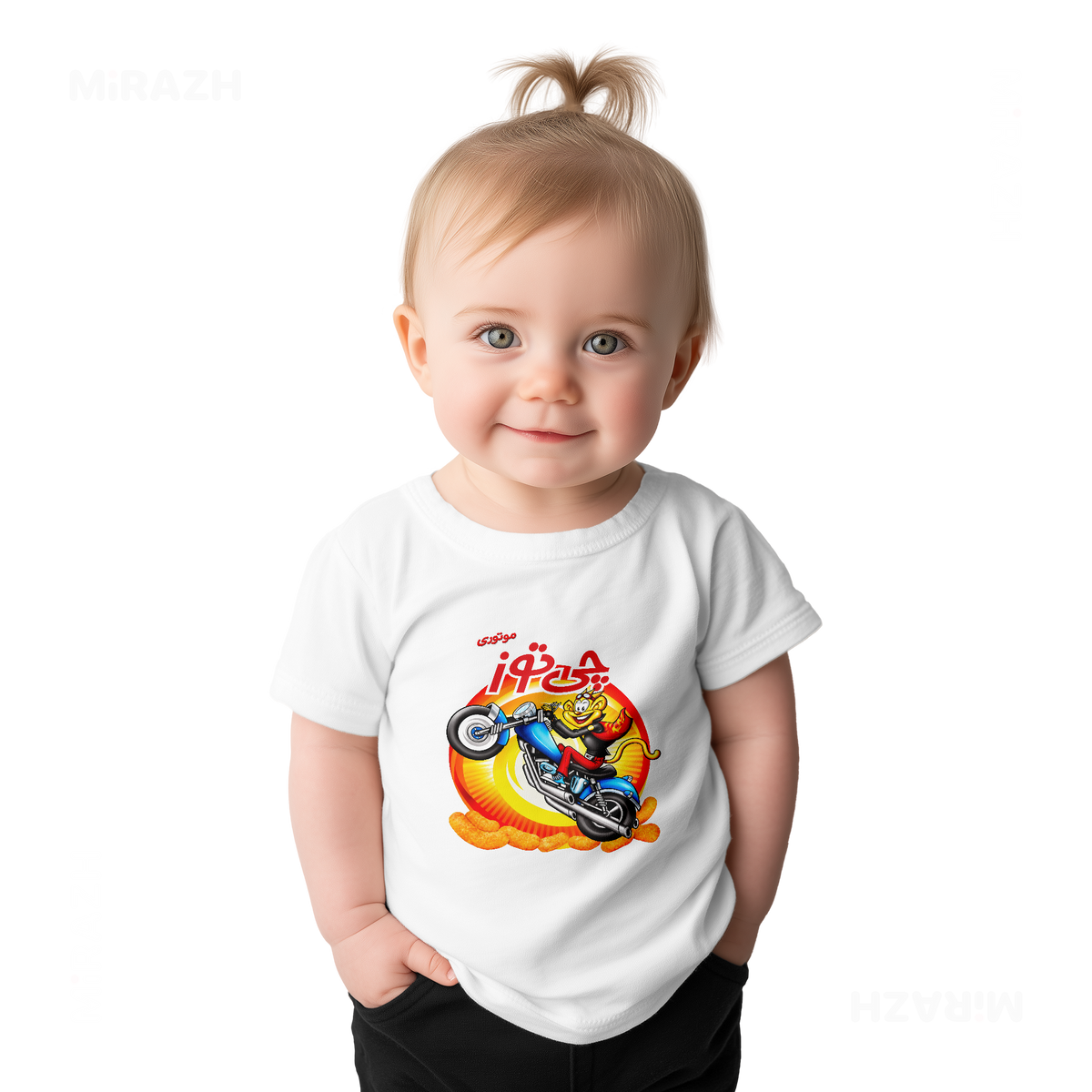 CheetozMotori Baby T Shirt 02 White
