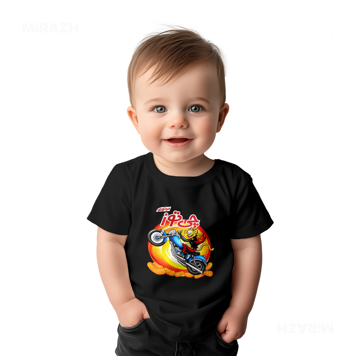 CheetozMotori Baby T Shirt 03 Black