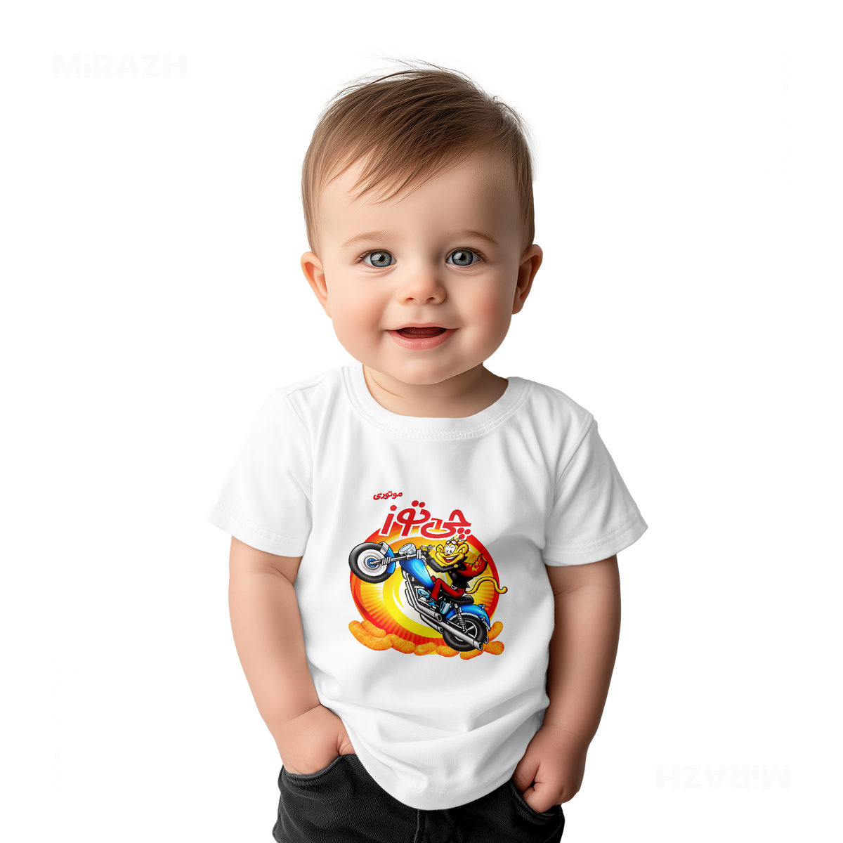 CheetozMotori Baby T Shirt 03 White