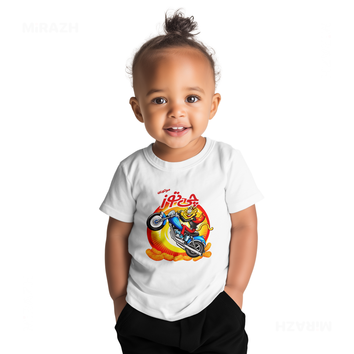 CheetozMotori Baby T Shirt 04 White