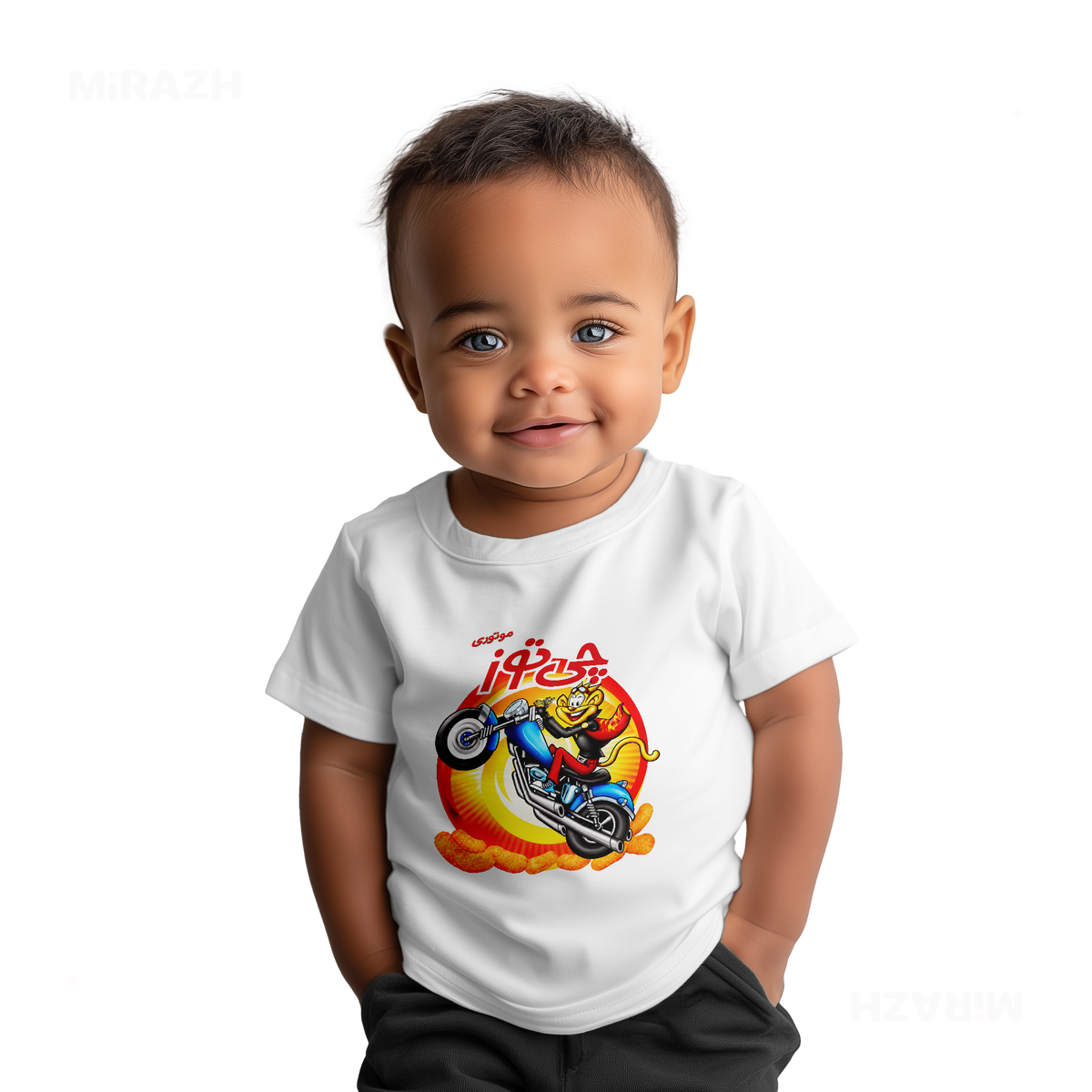 CheetozMotori Baby T Shirt 05 White
