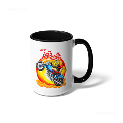 CheetozMotori Ceramic Mug 01 White Black