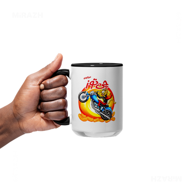 CheetozMotori Ceramic Mug 05 White Black